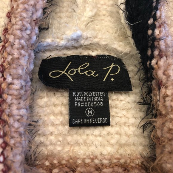 Lola P. Cardigan Sweater Size Medium - Picture 5 of 8